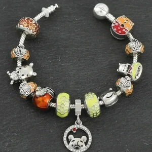 Winnie The Pooh Hot Charms Bracelet